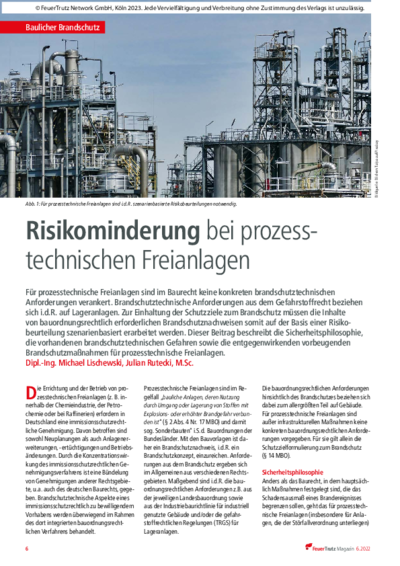 Risikominderung von Brandereignissen