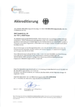 DAkkS Teilurkunde Akkreditierung PL-11035-03-02
