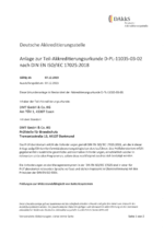 DAkkS Teilurkunde Akkreditierung PL-11035-03-02 - Anlage