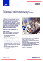 Trinkwasser-Installationen untersuchen