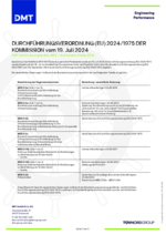 ÄNDERUNG DMT DER DURCHFÜHRUNGSVERORDNUNG (EU) 2024/1975 DER KOMMISSION vom 19. Juli 2024